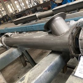 Industri Stainless Steel Tube Screw Conveyor Dengan Drive Parts Tahan Api
